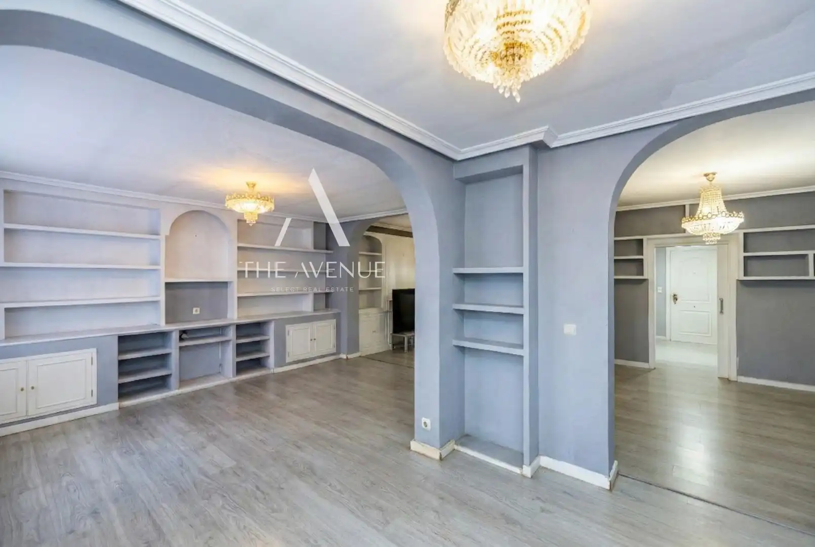 Sala de estar de Casa adosada en venta en Las Rozas de Madrid con Calefacción, Jardín privado y Parquet