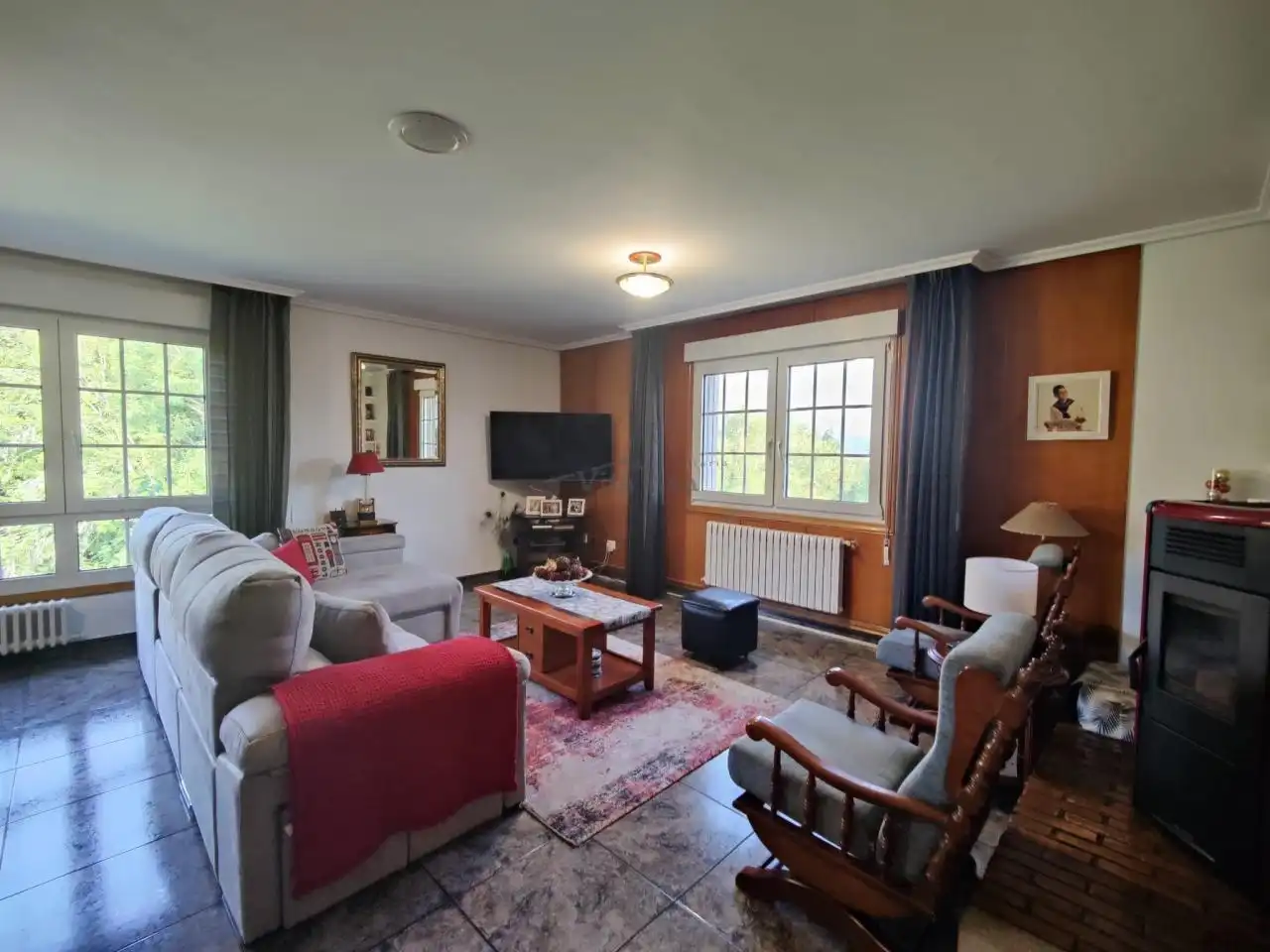 Living room of Houses for sale in Ourense Capital   with Heating, Private garden and Swimming Pool