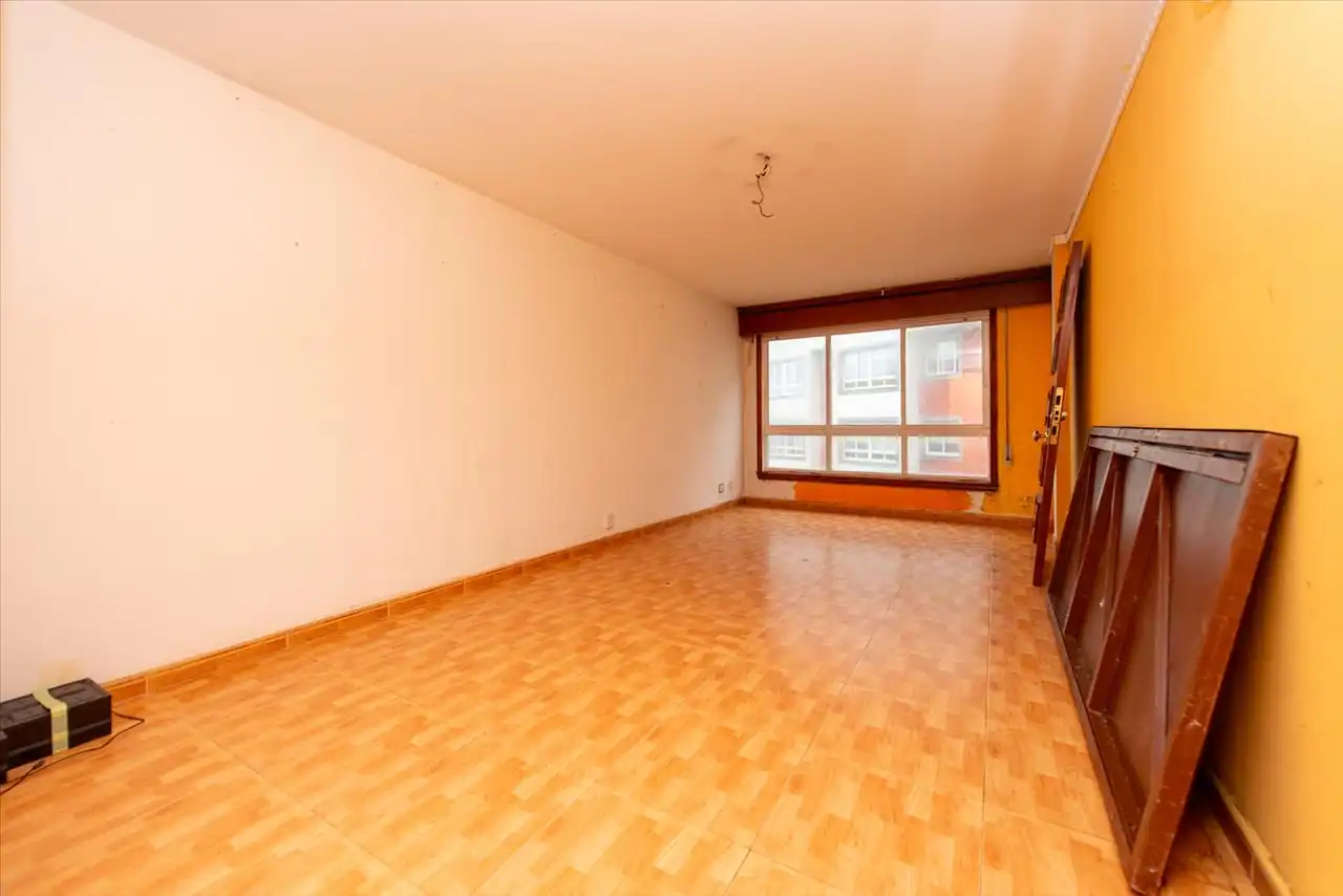 Sala de estar de Piso en venta en A Coruña Capital  con Terraza