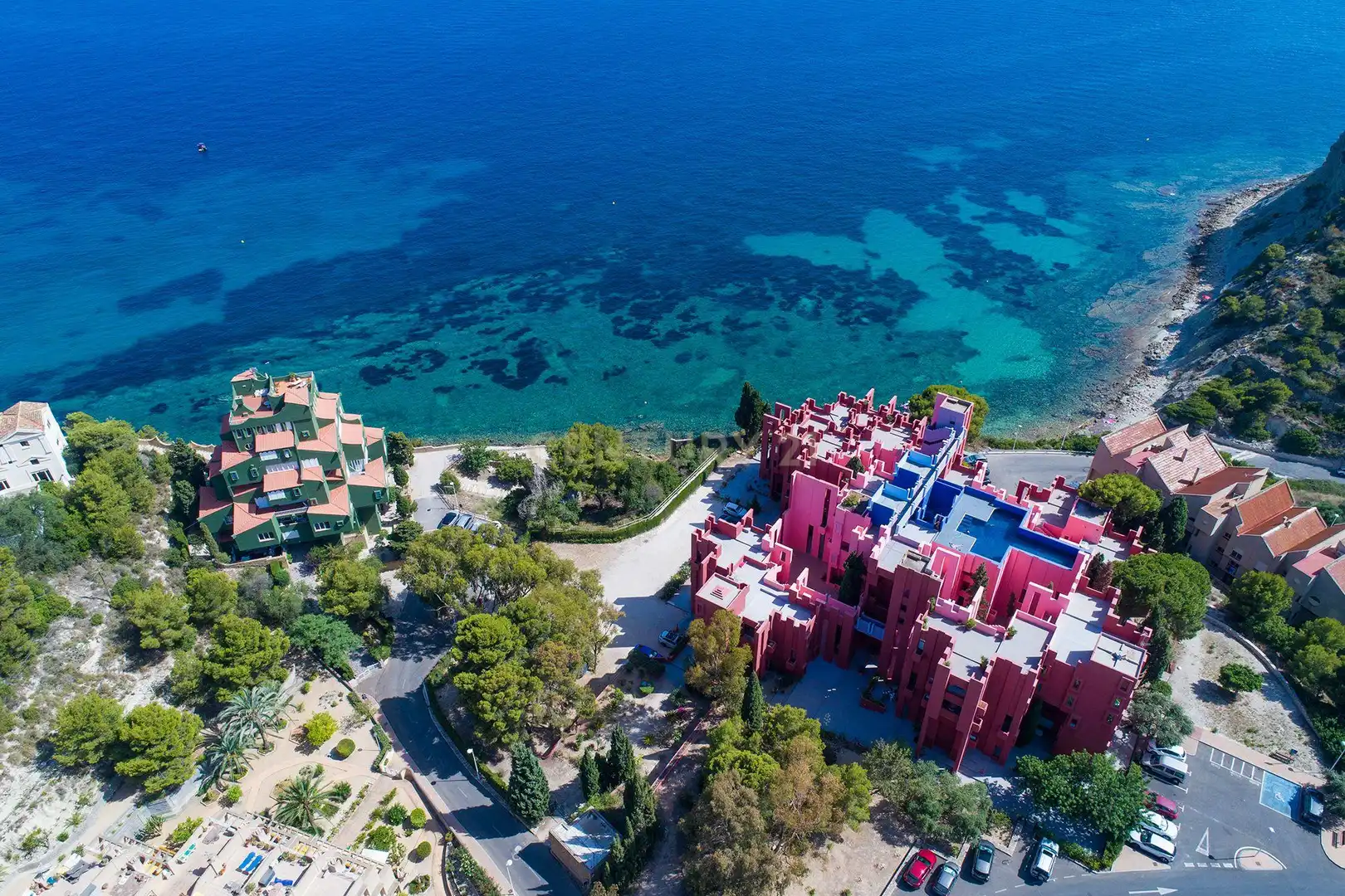 Außenansicht von Geschaftsraum zur Miete in Calpe / Calp mit Klimaanlage, Möbliert und Internet