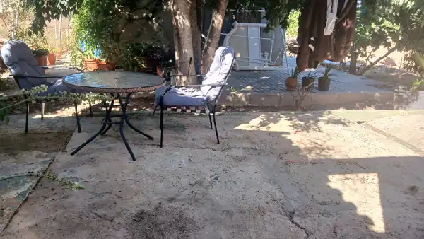 Terrasse von Einfamilien-Reihenhaus zum Verkauf in Albatera mit Abstellraum und Schwimmbad