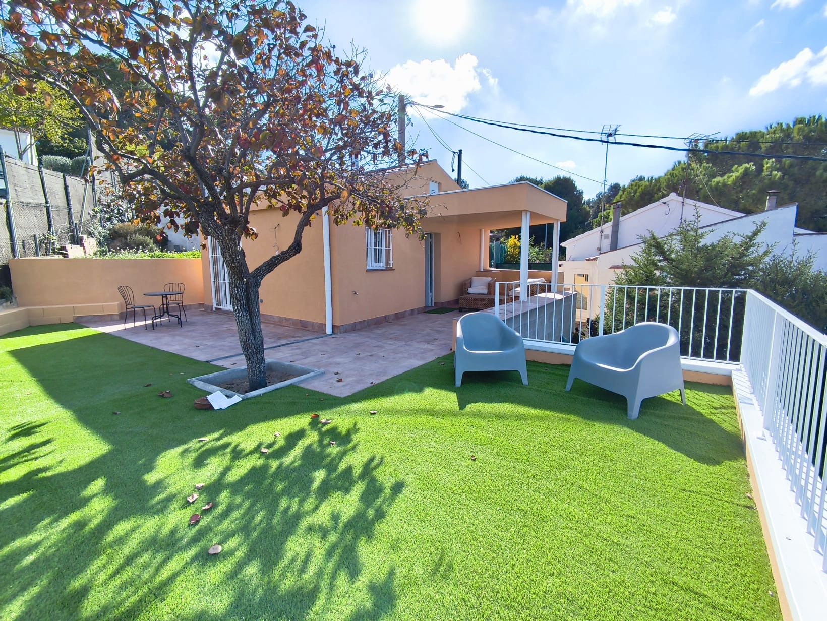 Garden of House or chalet for sale in Terrassa  with Air Conditioner, Private garden and Terrace