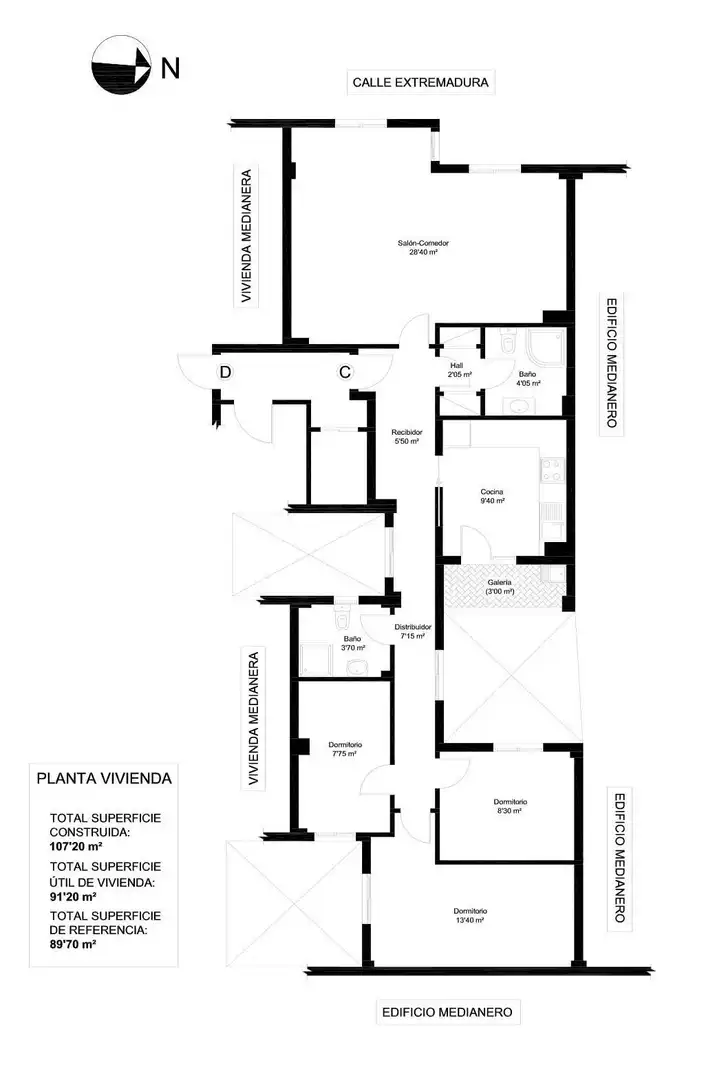 Flat for rent in Orihuela  with Air Conditioner and Furnished