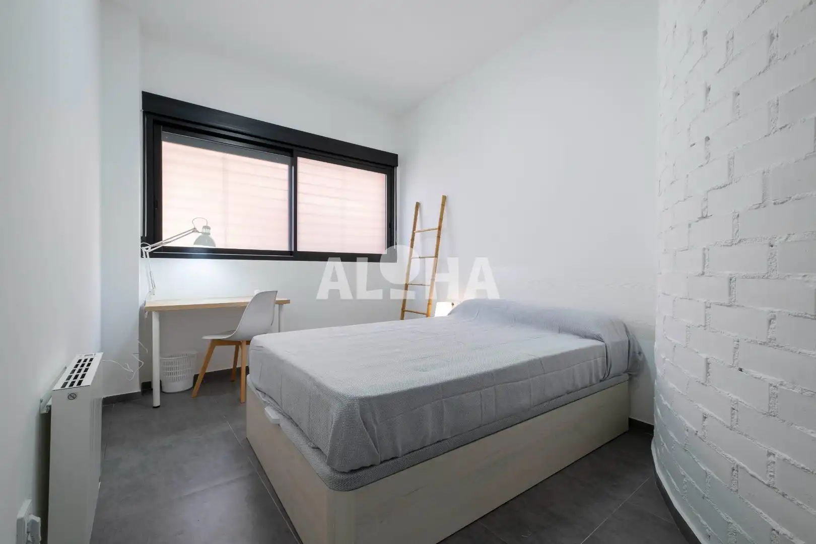 Dormitori de Apartament de lloguer en Moncada amb Aire condicionat, Calefacció i Moblat