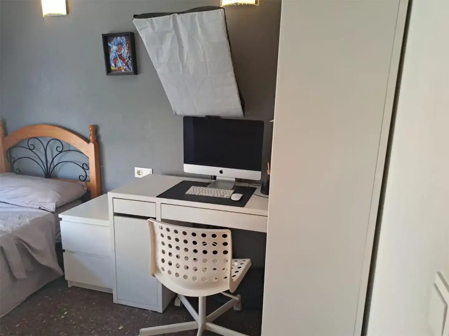 Bedroom of Attic for sale in Aldaia  with Air Conditioner and Balcony