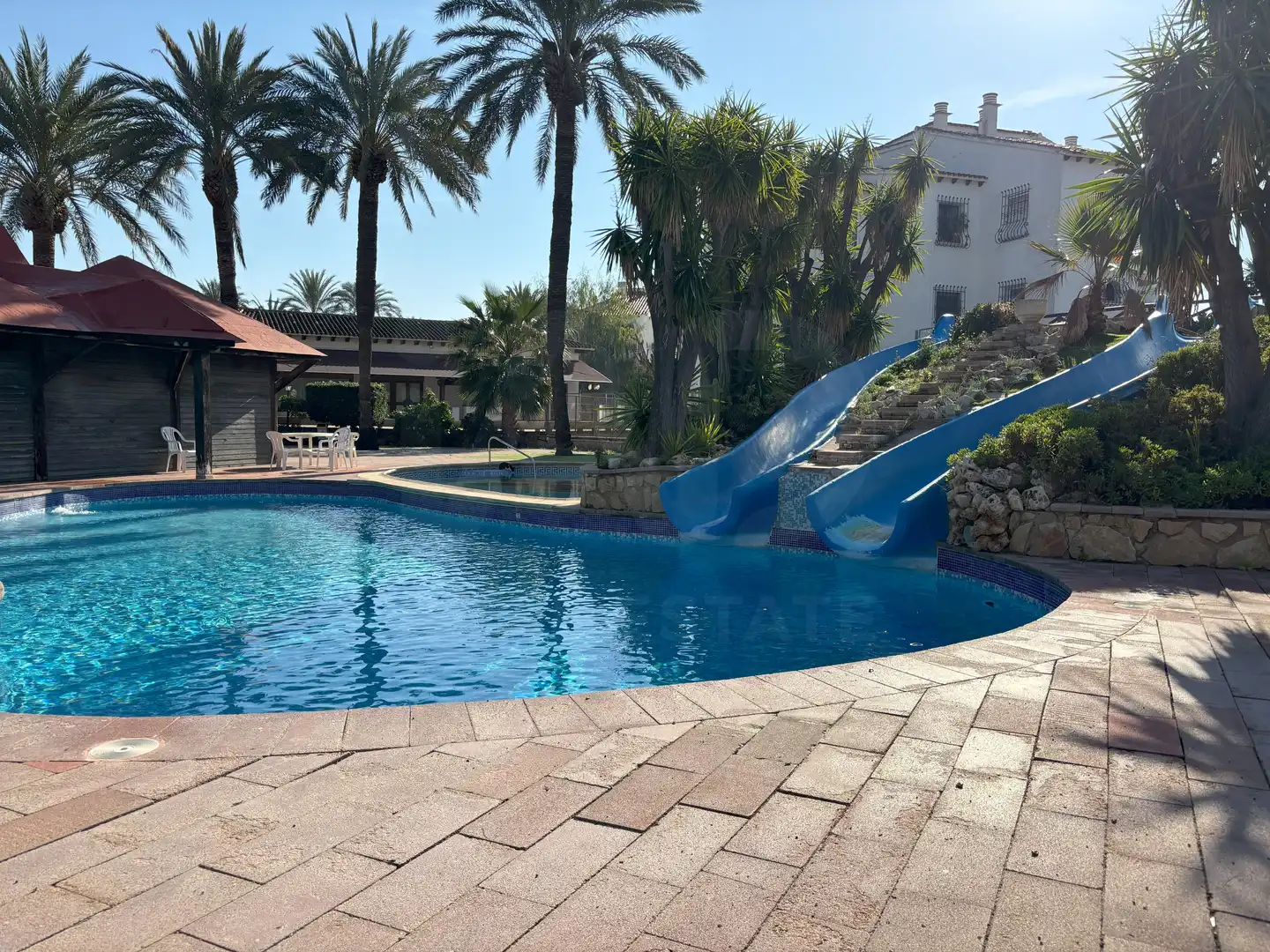 Piscina de Pis de lloguer en Dénia