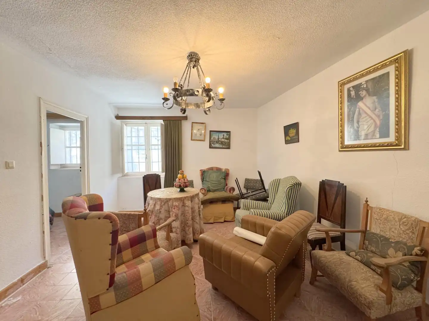 Living room of Country homes for sale in Poyales del Hoyo  with Air Conditioner, Terrace and Storage room