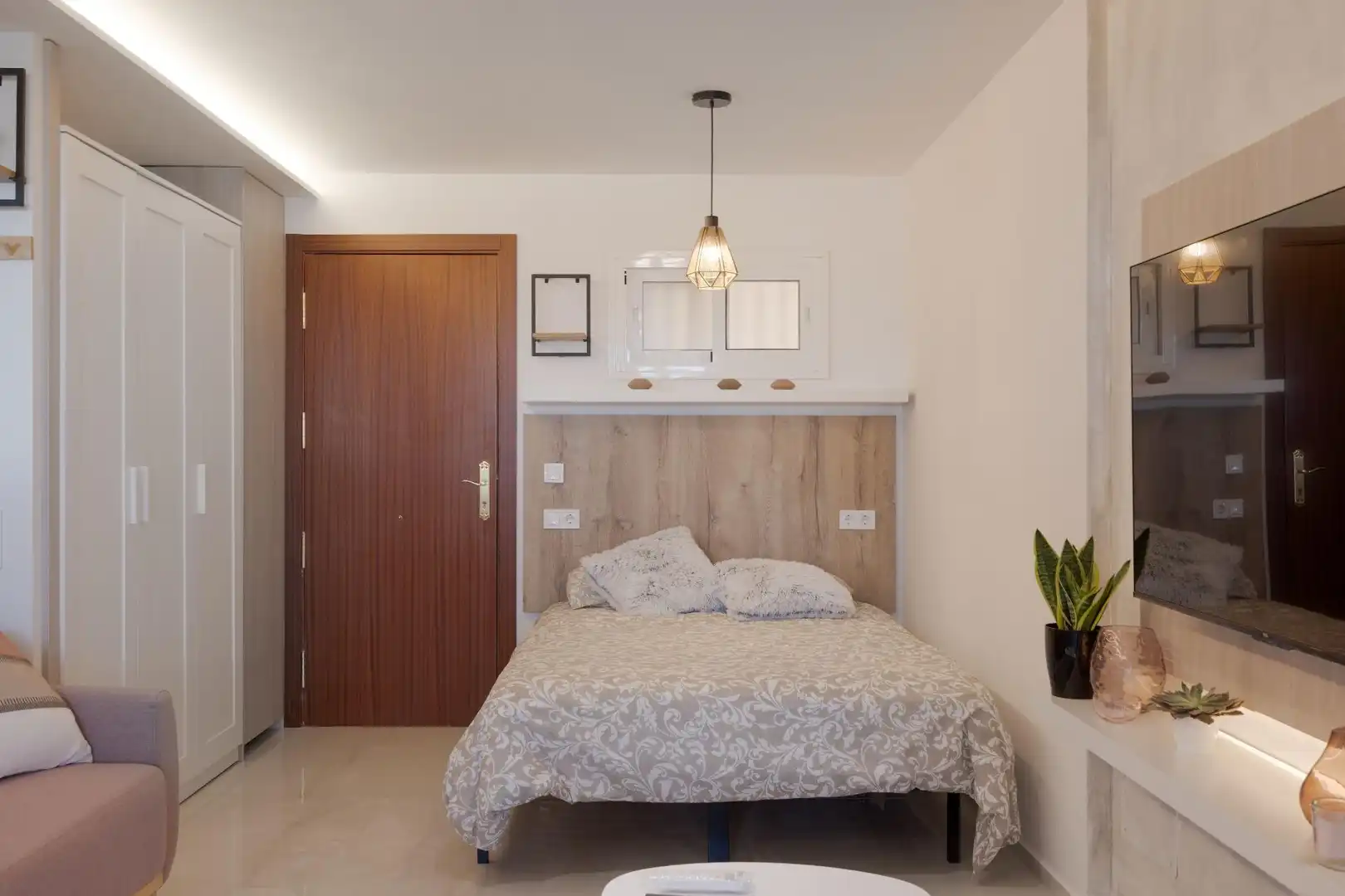 Schlafzimmer von Wohnung zum Verkauf in Mijas mit Privatgarten und Gemeinschaftspool