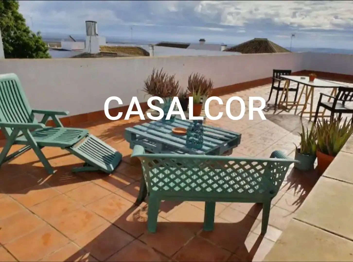 Terraza de Casa o chalet de alquiler en Mairena del Alcor con Aire acondicionado, Terraza y Amueblado