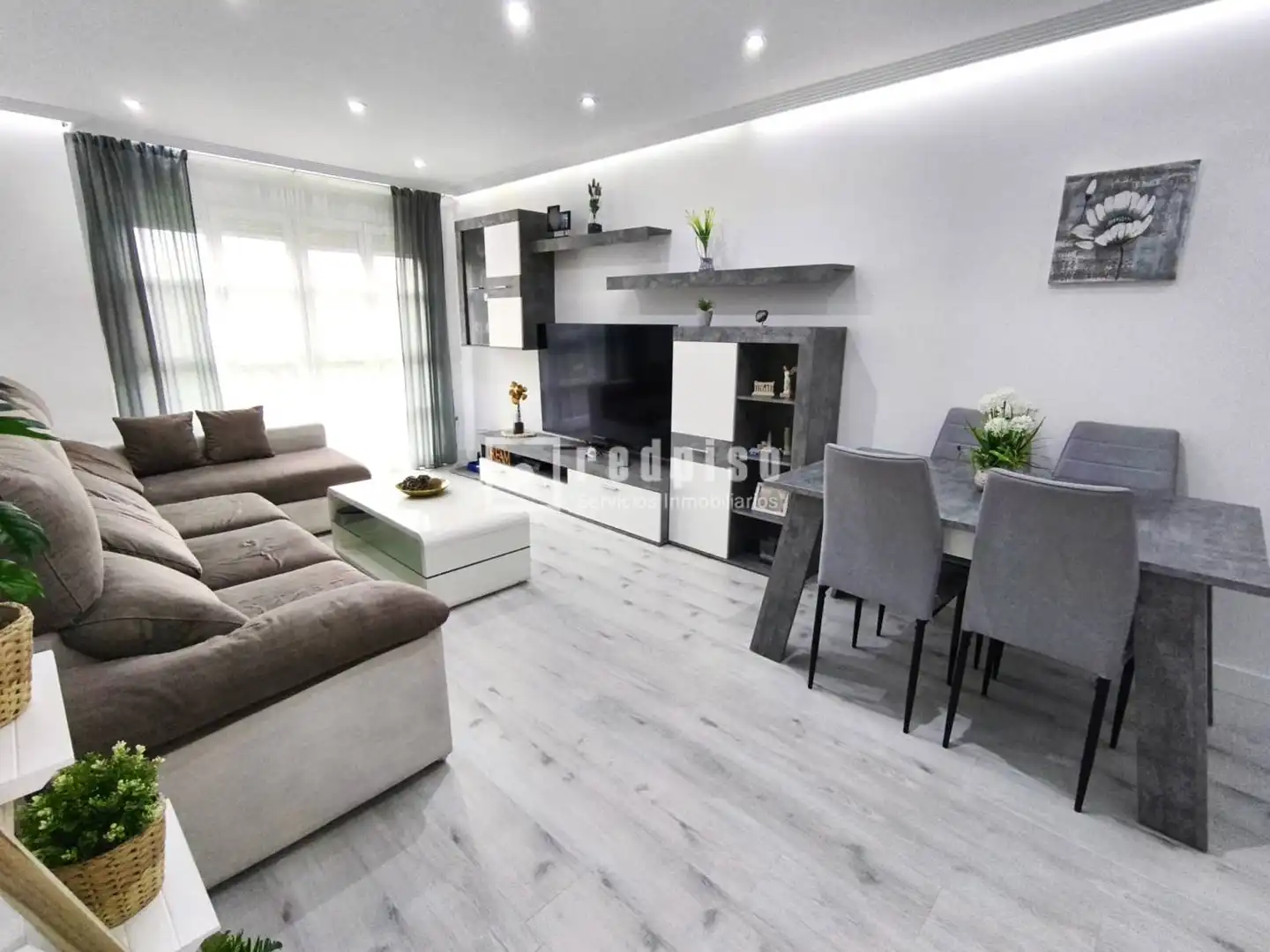 Wohnzimmer von Wohnung zum Verkauf in Móstoles mit Klimaanlage
