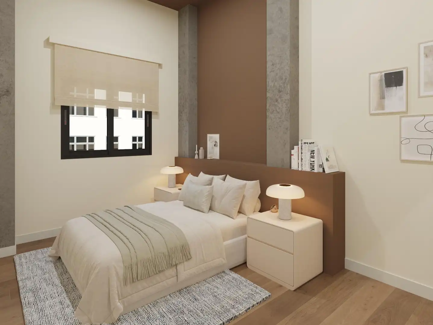 Schlafzimmer von Wohnung zur Miete in Alicante / Alacant mit Klimaanlage