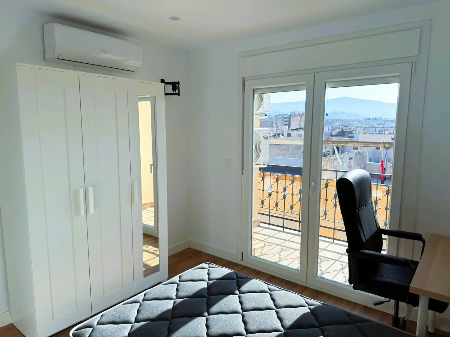 Bedroom of Flat for rent in Motril  with Air Conditioner, Heating and Furnished