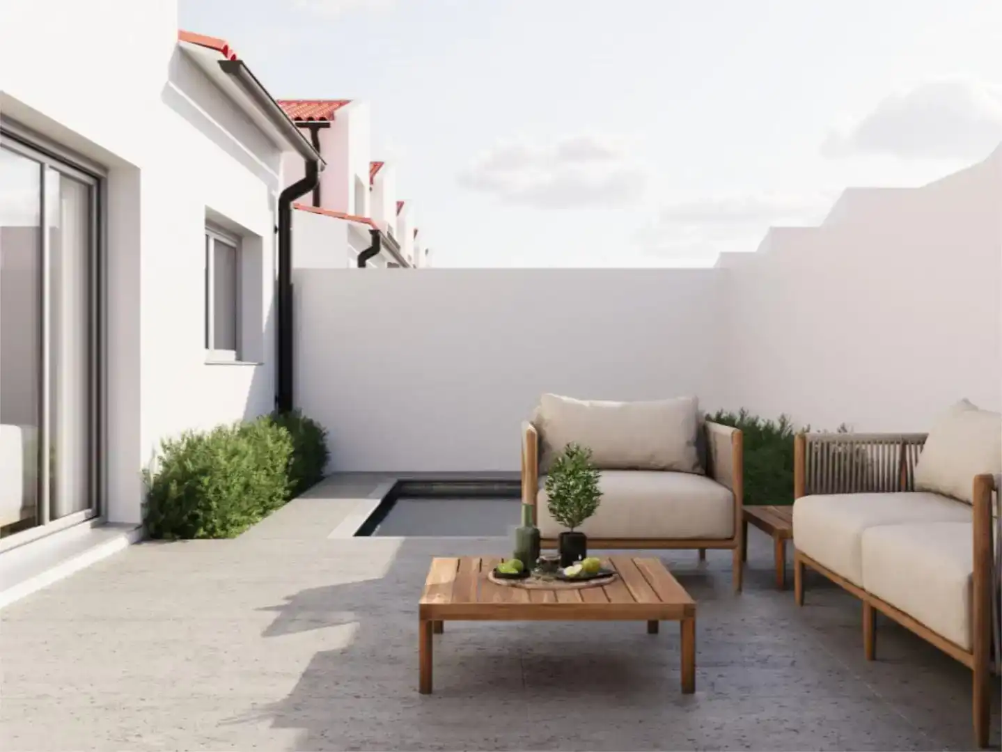 Terraza de Piso en venta en Mota del Cuervo con Jardín privado