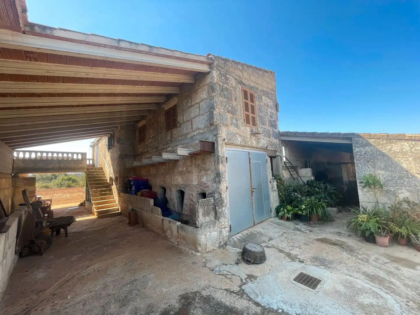 Vista exterior de Finca rústica en venta en Muro con Jardín privado, Terraza y Trastero