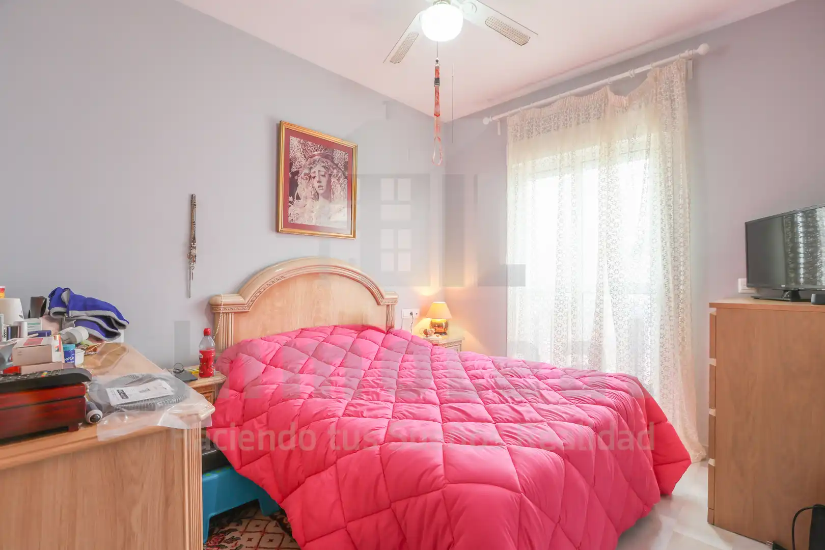 Bedroom of Detached homes for sale in Huévar del Aljarafe  with Air Conditioner, Private garden and Terrace