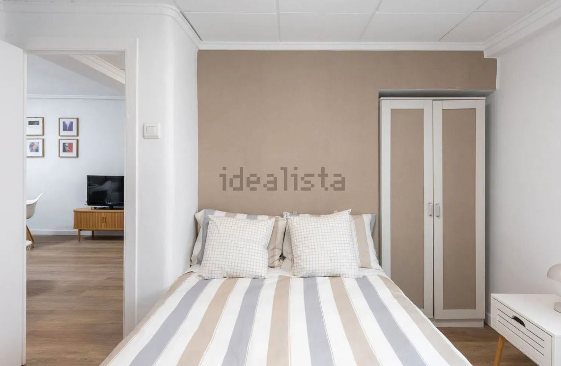 Bedroom of Flat for sale in  Valencia Capital  with Balcony