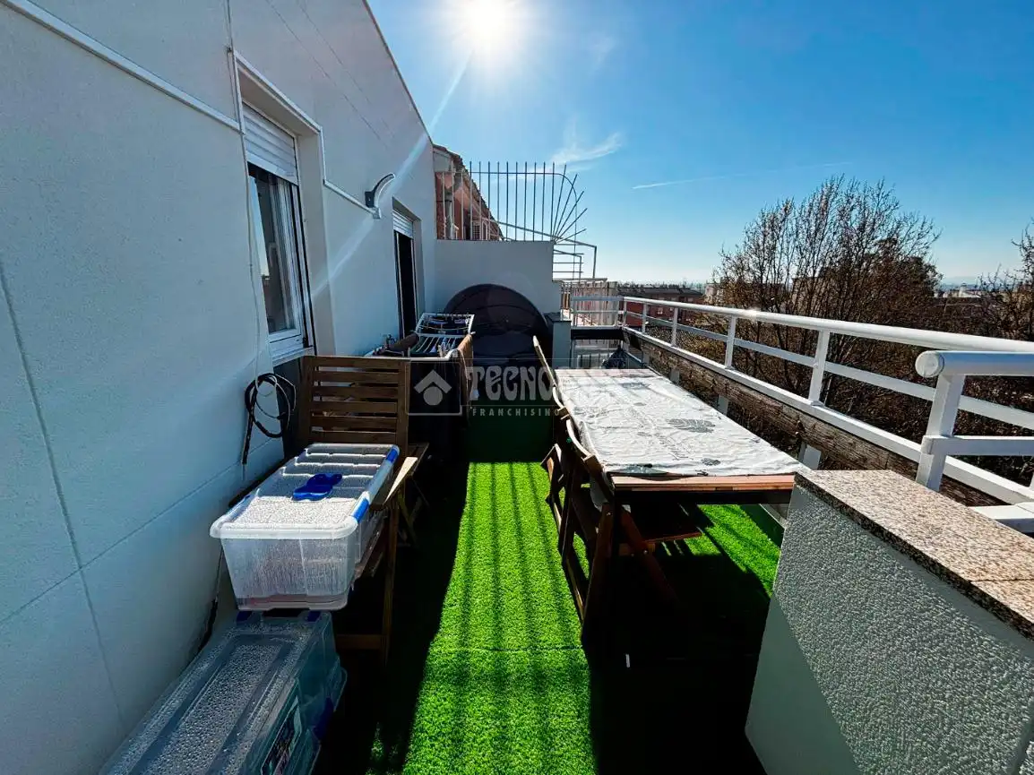 Terrace of Flat for sale in Zaragoza  with Heating, Terrace and Furnished