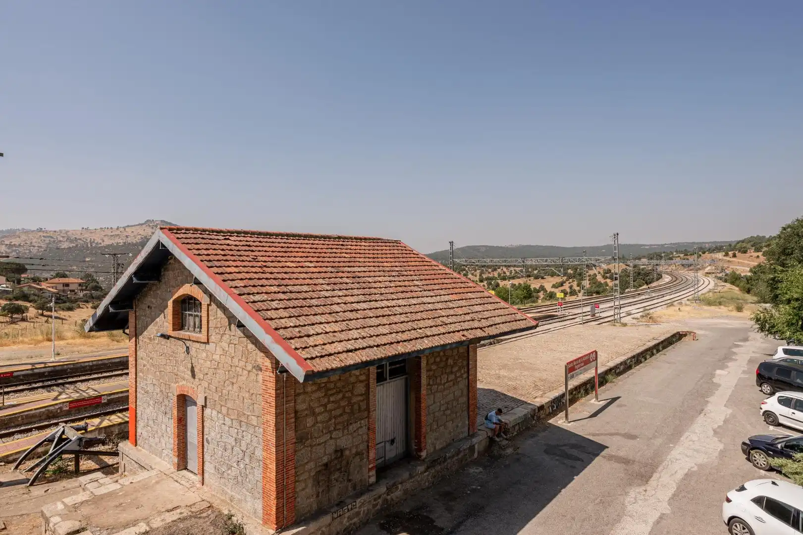 Vista exterior de Casa o chalet en venta en Santa María de la Alameda con Terraza