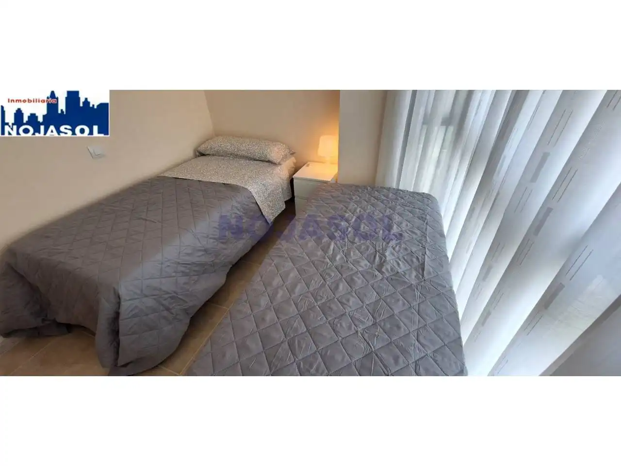 Bedroom of Flat for rent in Noja  with Heating, Terrace and Furnished