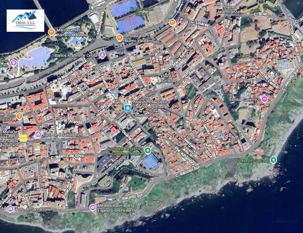 Vista exterior de Pis en venda en Ceuta
