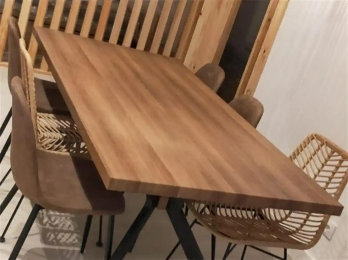 Menjador de Loft de lloguer en Madrid amb Aire condicionat i Moblat