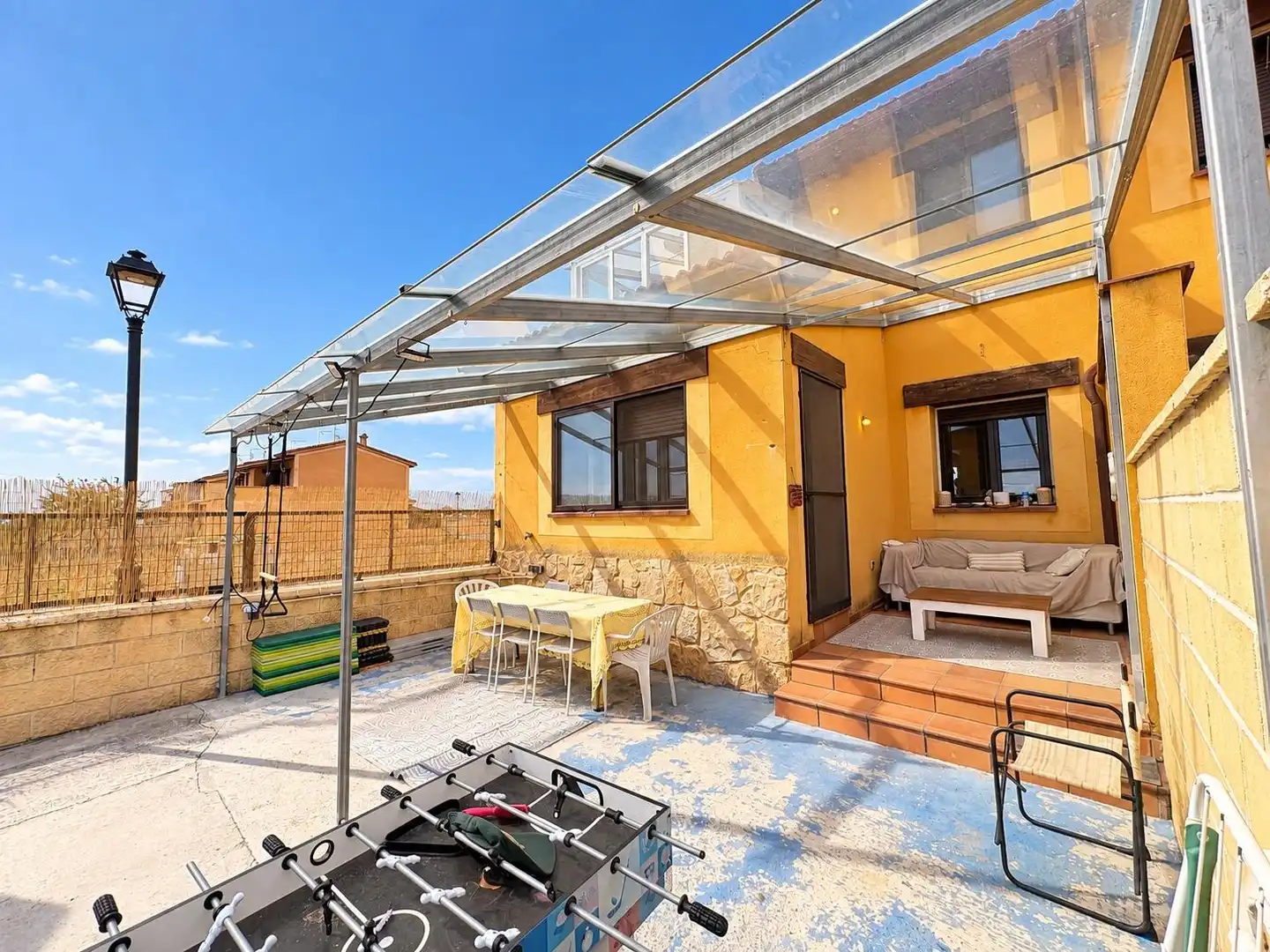 Terraza de Casa adosada en venta en Garcillán, Segovia