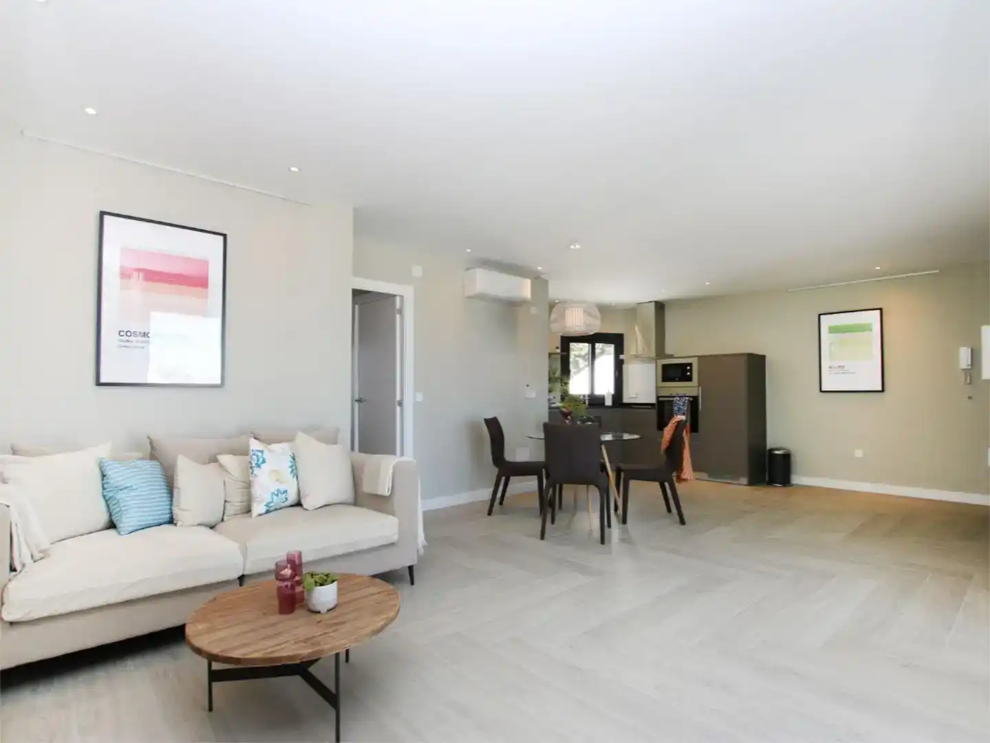 Sala d'estar de Apartament en venda en Mijas amb Aire condicionat i Balcó