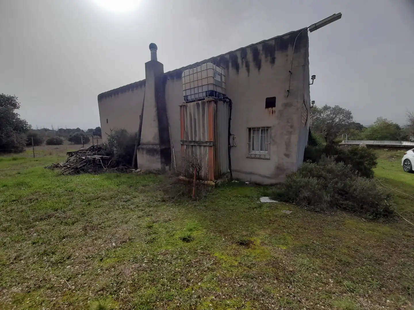 Vista exterior de Finca rústica en venta en Brazatortas con Trastero y Piscina