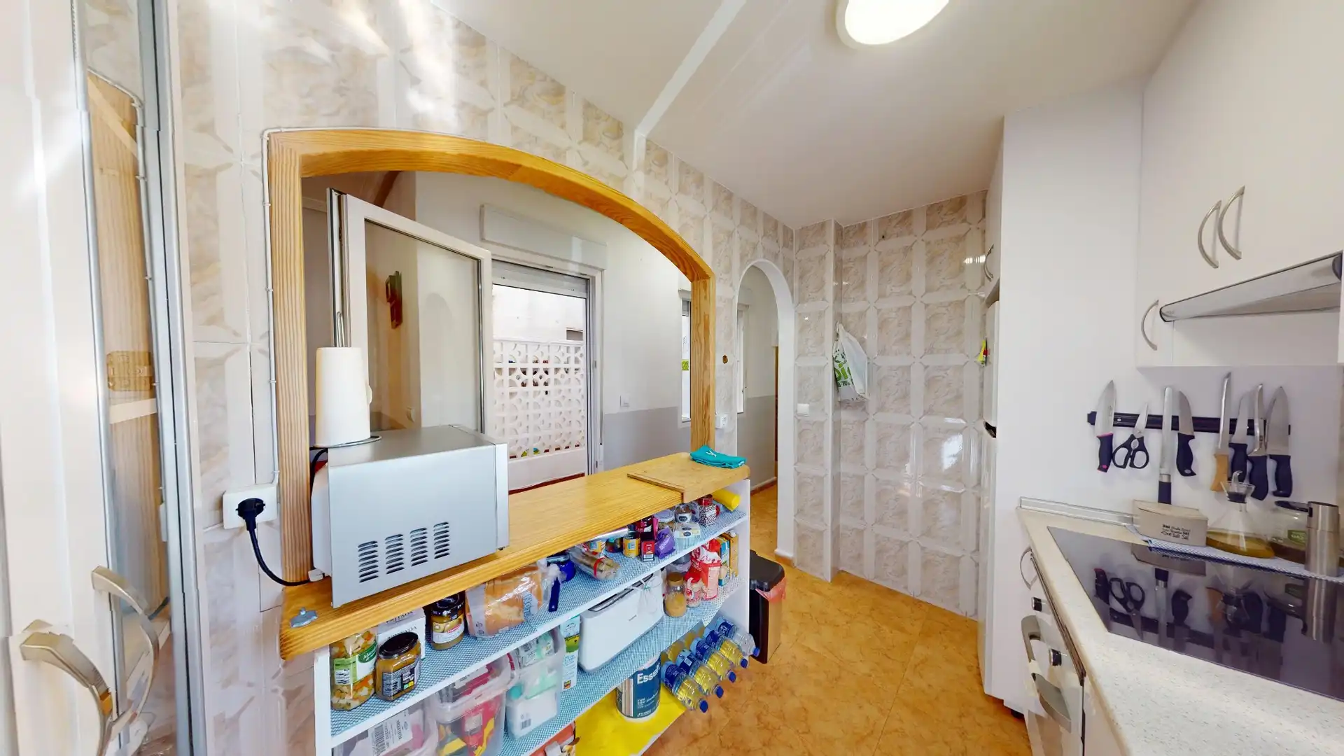 Cocina de Planta baja en venta en Los Alcázares con Terraza, Piscina y Balcón
