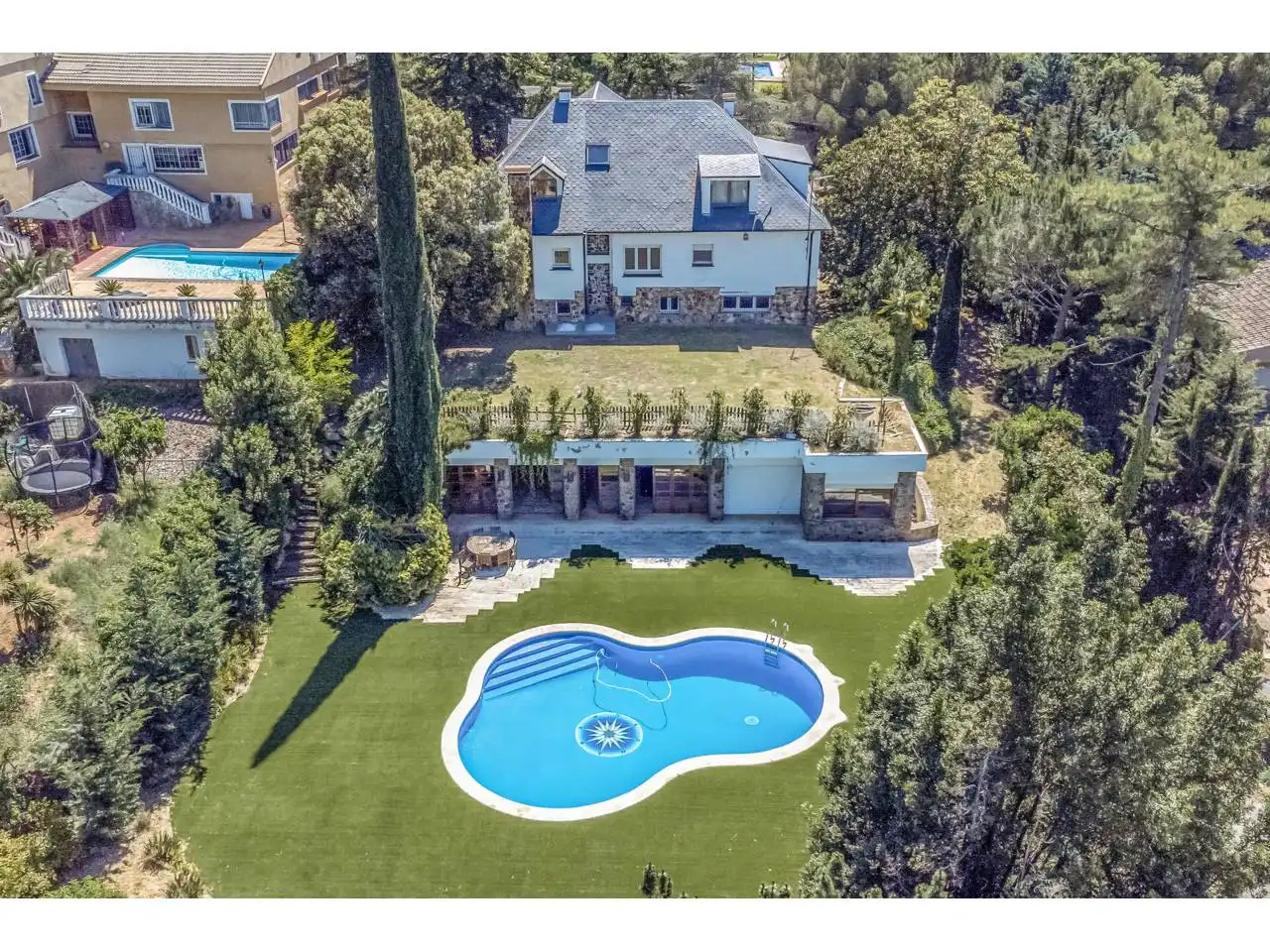 Piscina de Casa o chalet en venta en Matadepera con Calefacción, Jardín privado y Terraza
