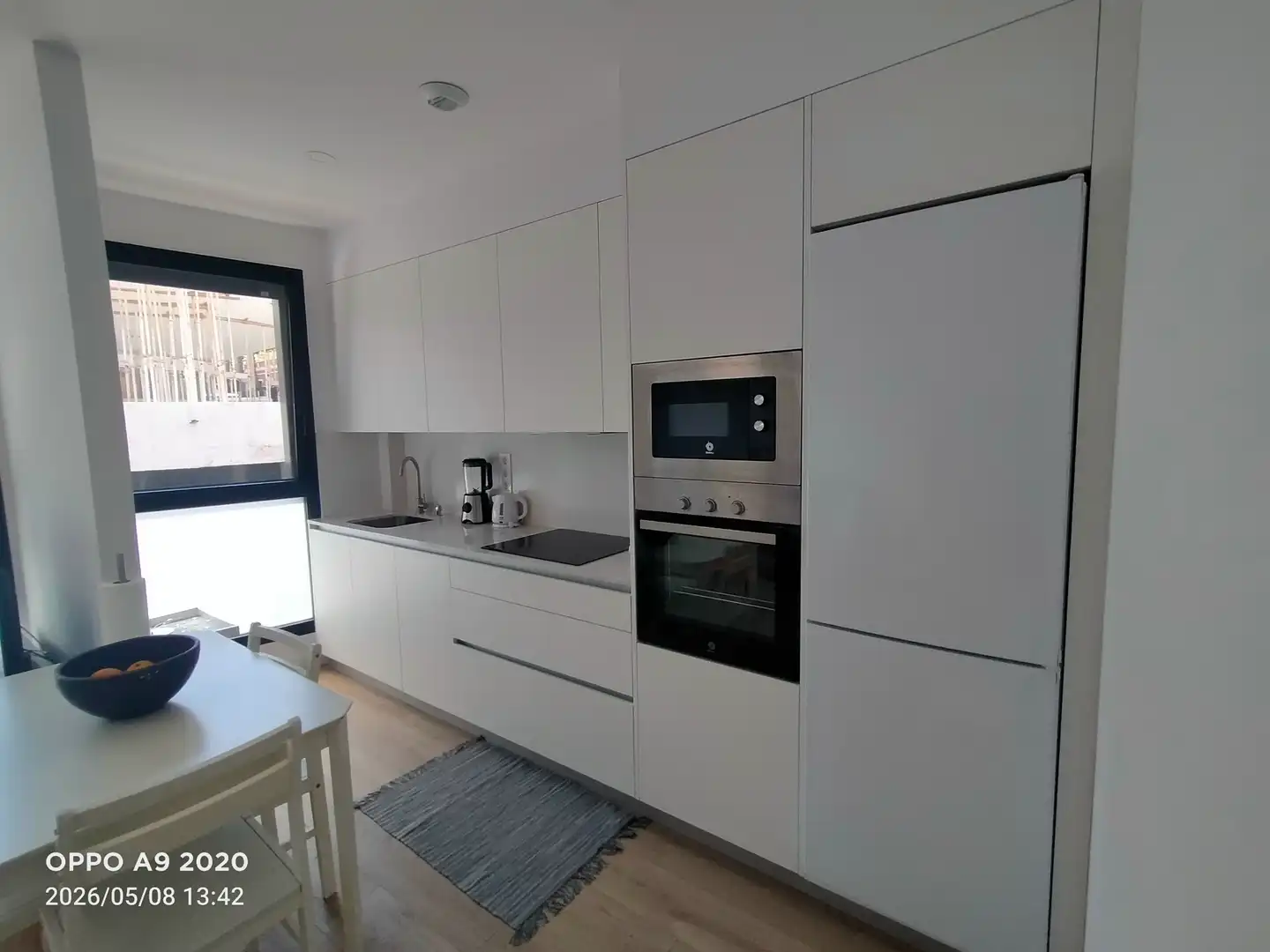 Cuina de Apartament de lloguer en Puerto de la Cruz amb Parquet, Moblat i Forn