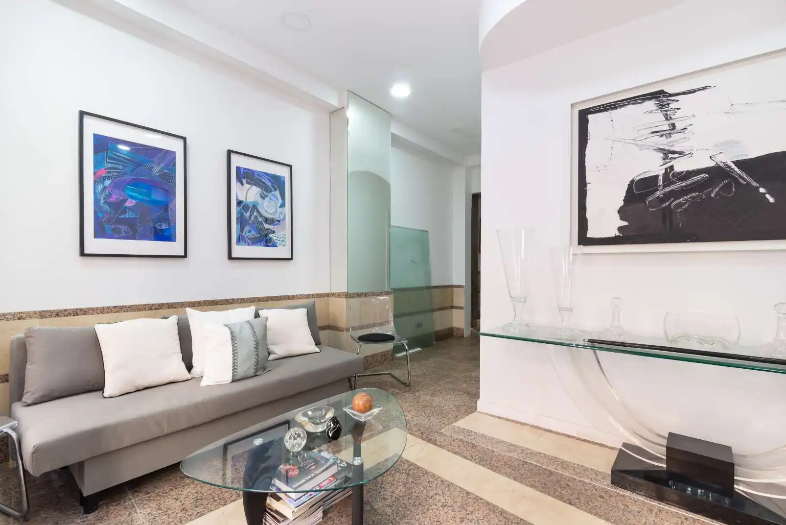 Sala de estar de Piso en venta en Madrid con Aire acondicionado, Calefacción y Amueblado