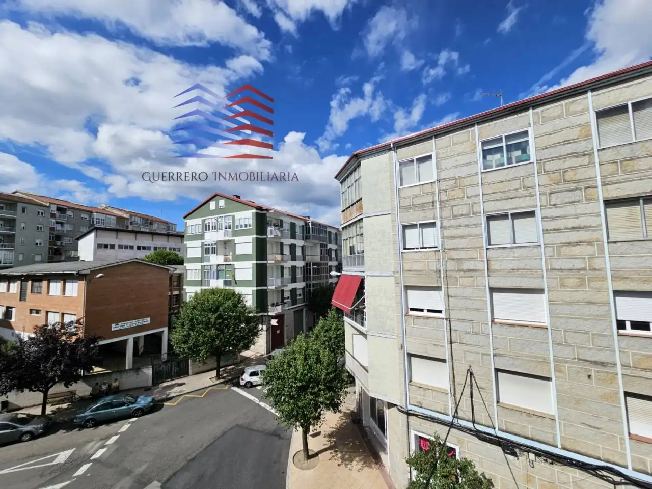 Exterior view of Flat for rent in Ourense Capital   with Heating, Furnished and Balcony