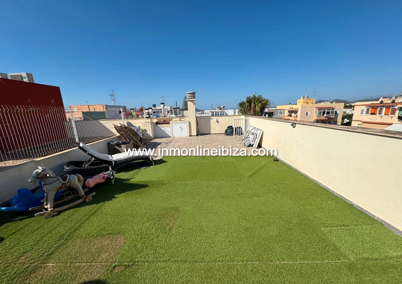 Exterior view of Attic for sale in Eivissa  with Air Conditioner, Terrace and Storage room