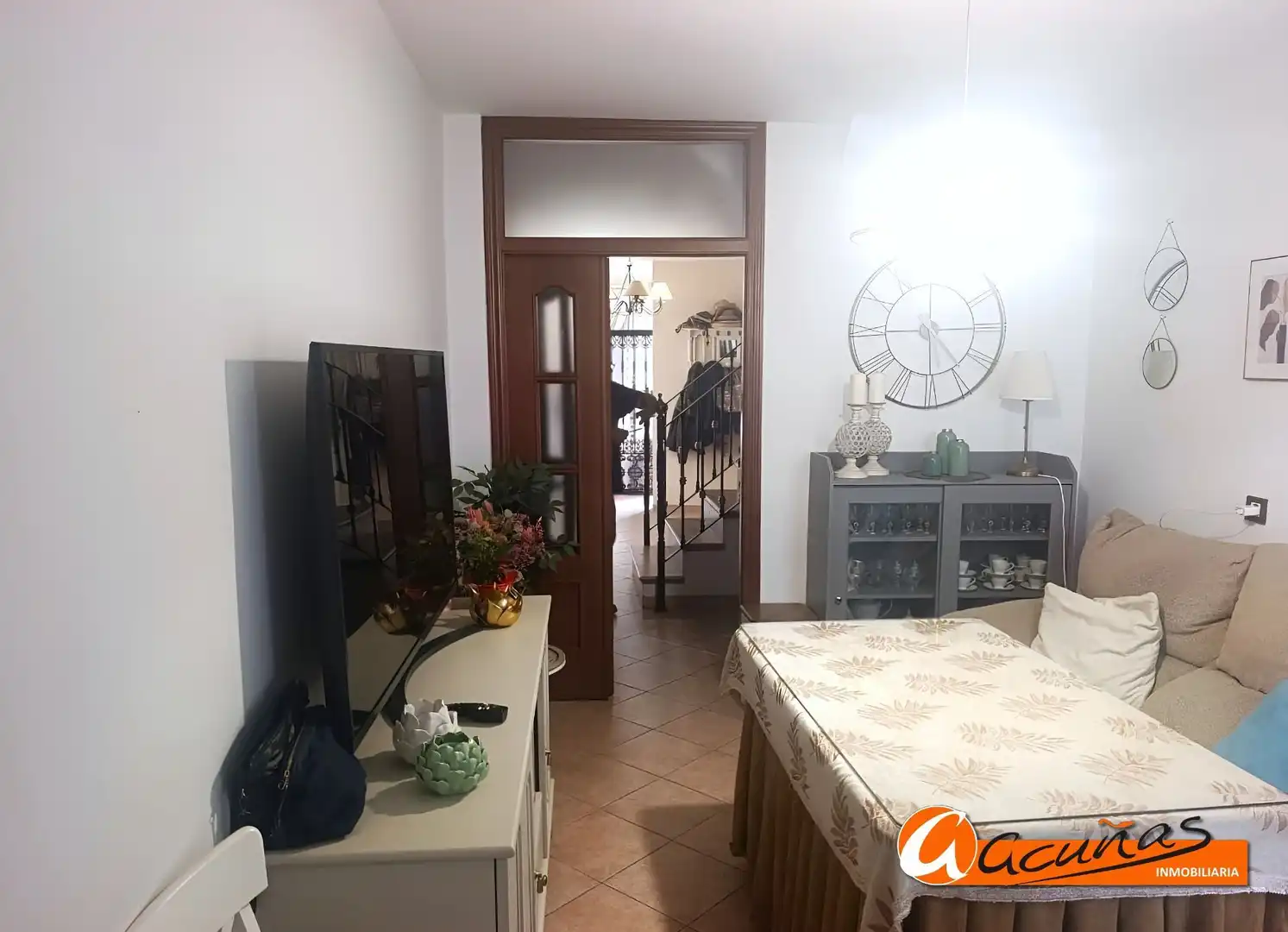 Wohnzimmer von Einfamilien-Reihenhaus zum Verkauf in Palenciana mit Terrasse
