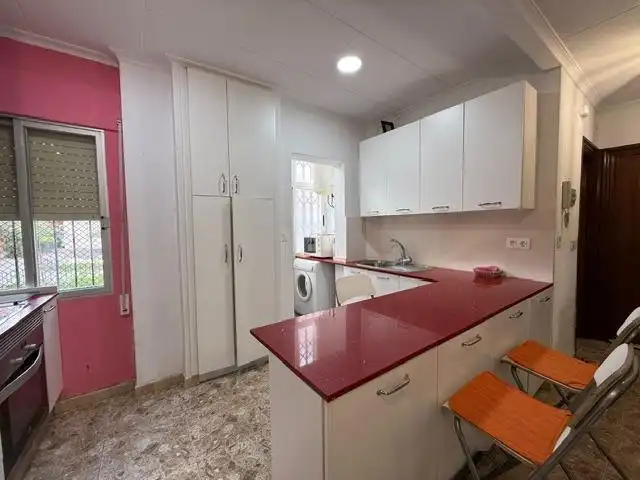 Cocina de Apartamento en venta en Murcia con Aire acondicionado, Calefacción y Jardín privado