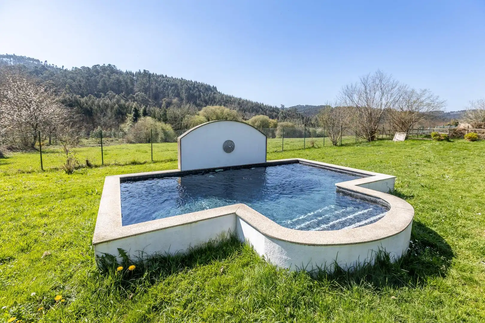 Piscina de Casa o chalet en venta en Cesuras con Jardín privado, Terraza y Trastero