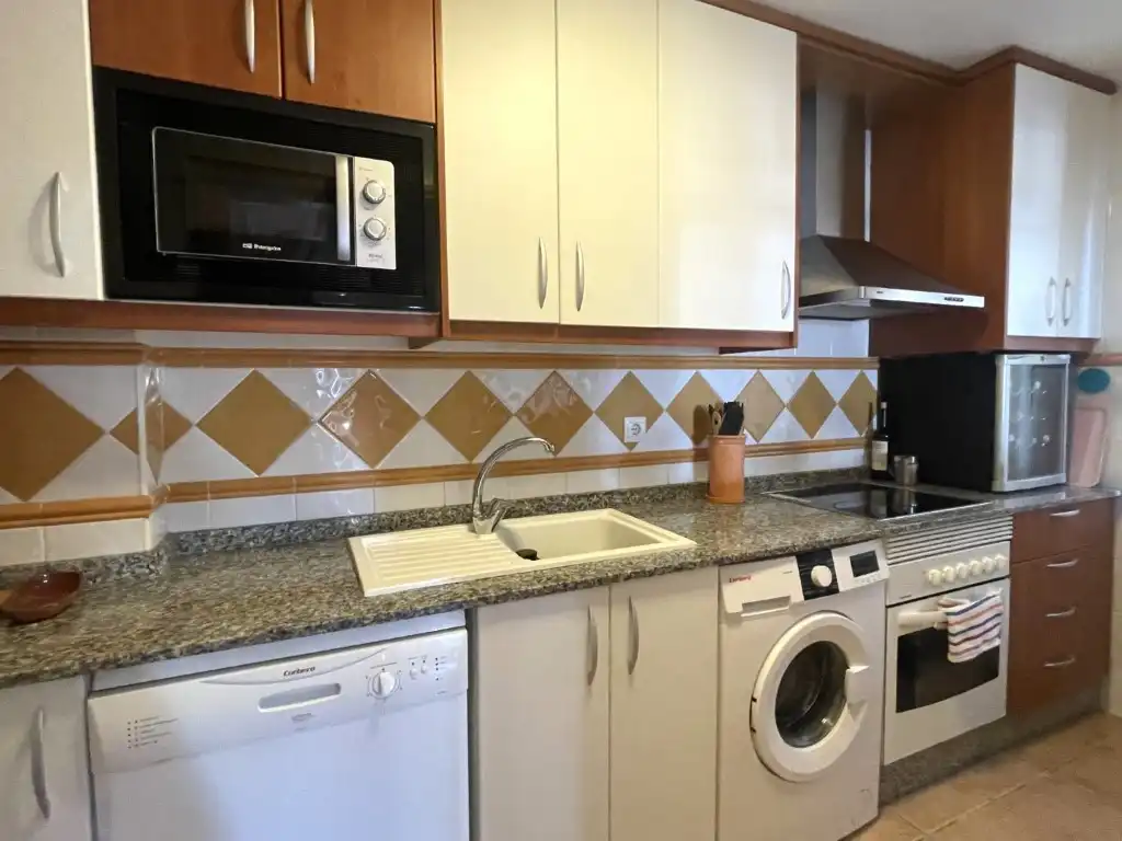 Cocina de Apartamento en venta en Vera con Aire acondicionado, Jardín privado y Terraza