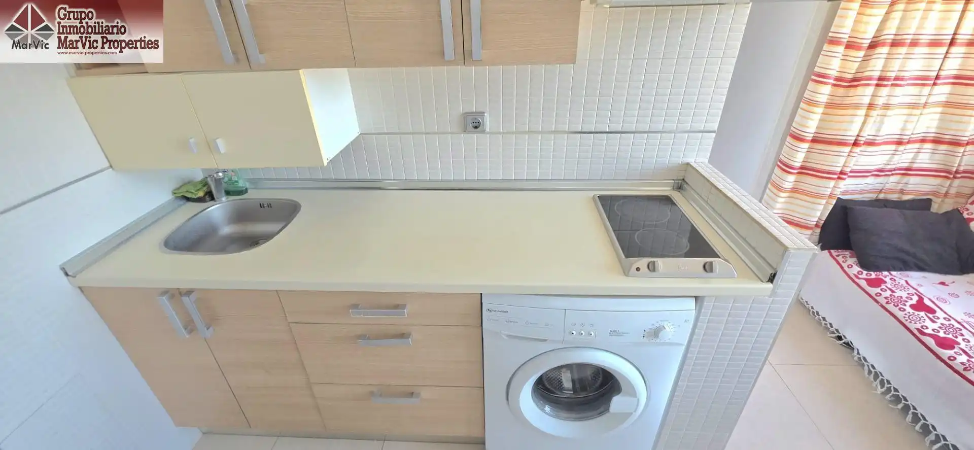 Cocina de Apartamento en venta en Benidorm con Aire acondicionado, Terraza y Amueblado