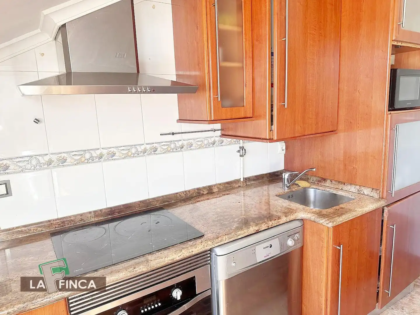 Kitchen of Flat for sale in Carreño  with Heating, Storage room and Furnished