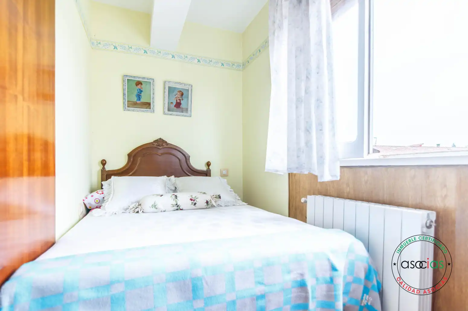 Bedroom of Flat for sale in Nava  with Heating and Balcony