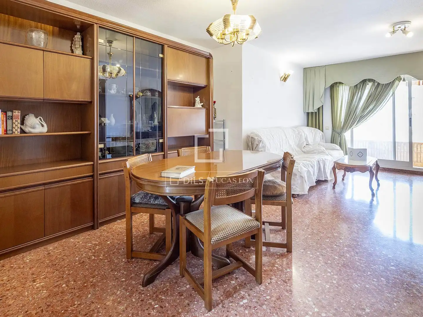 Esszimmer von Wohnung zum Verkauf in Valencia mit Klimaanlage, Möbliert und Balkon