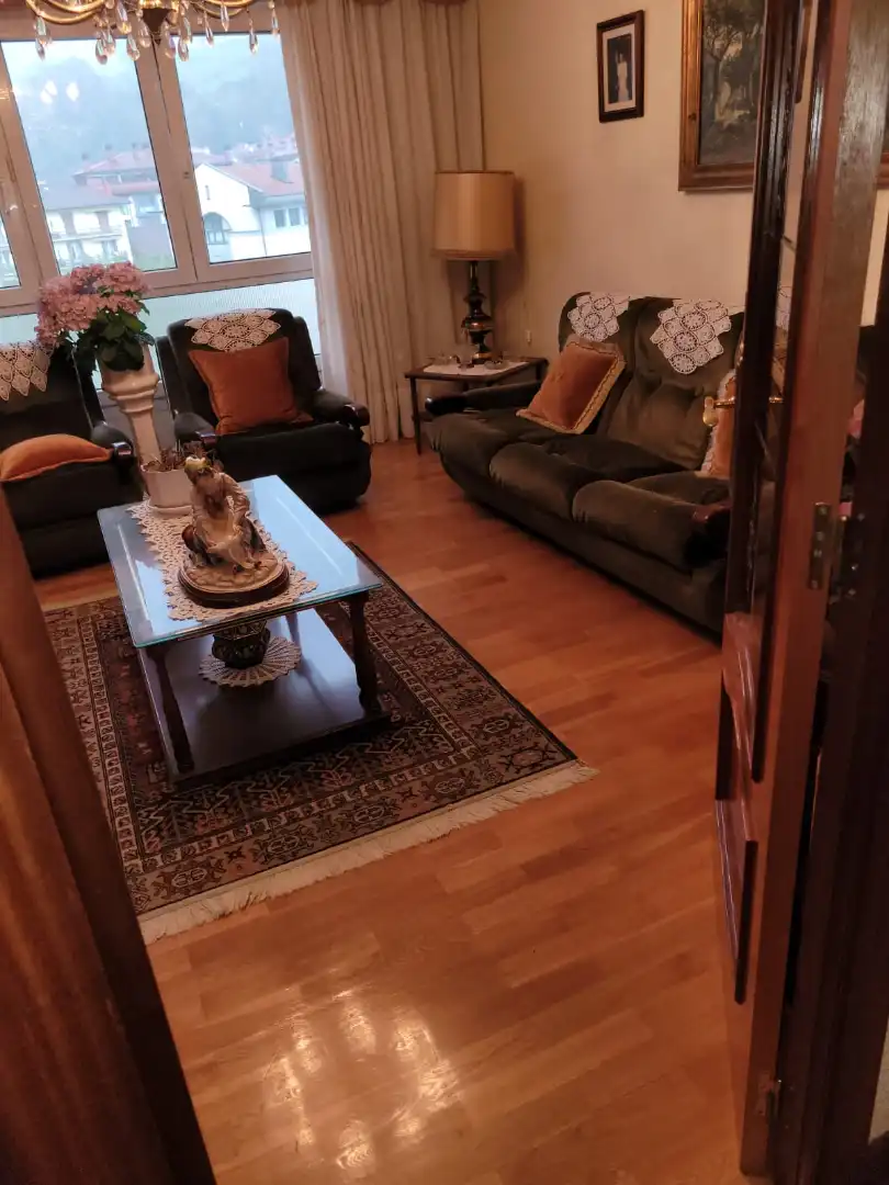 Sala de estar de Piso en venta en Ibarra con Calefacción, Trastero y Amueblado