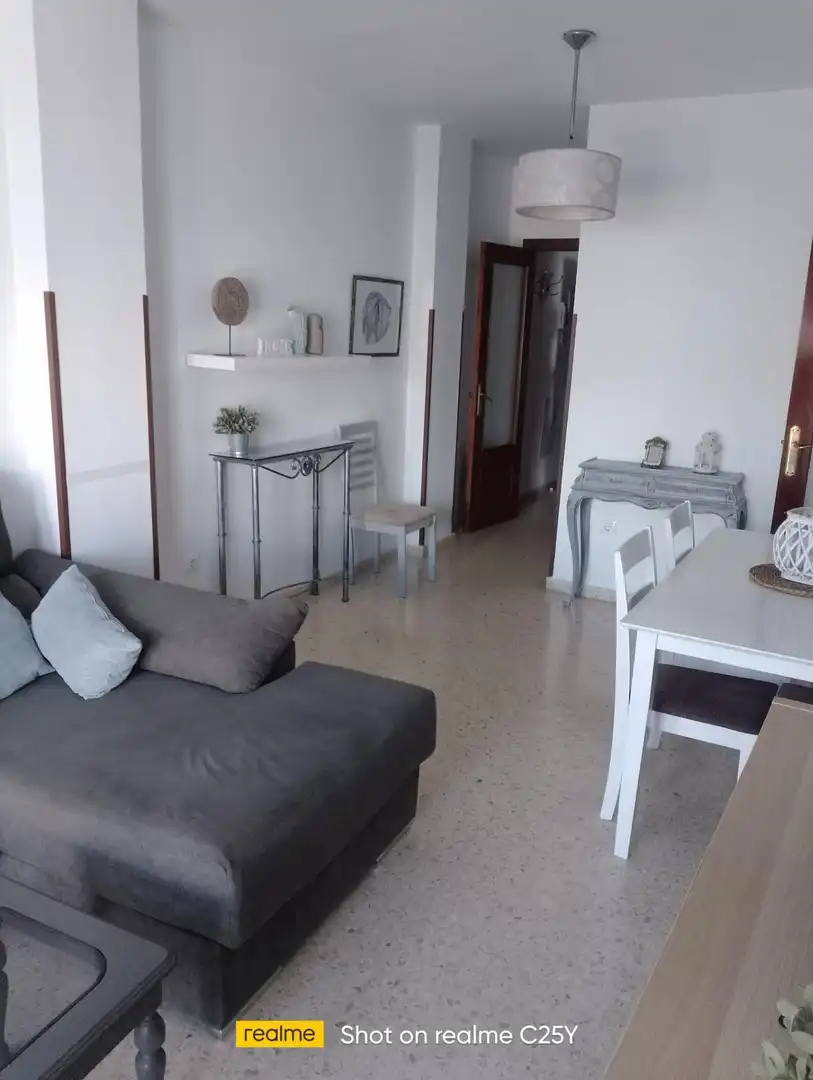 Living room of Flat for sale in Sanlúcar de Barrameda  with Furnished