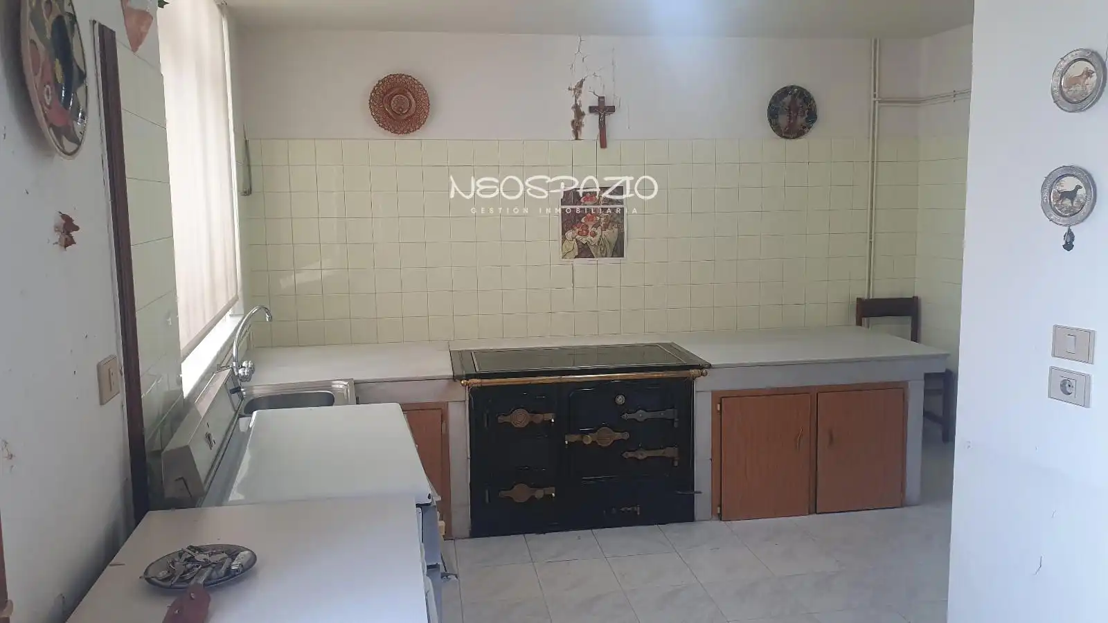 Cocina de Casa o chalet en venta en Monterroso con Calefacción, Parquet y Terraza