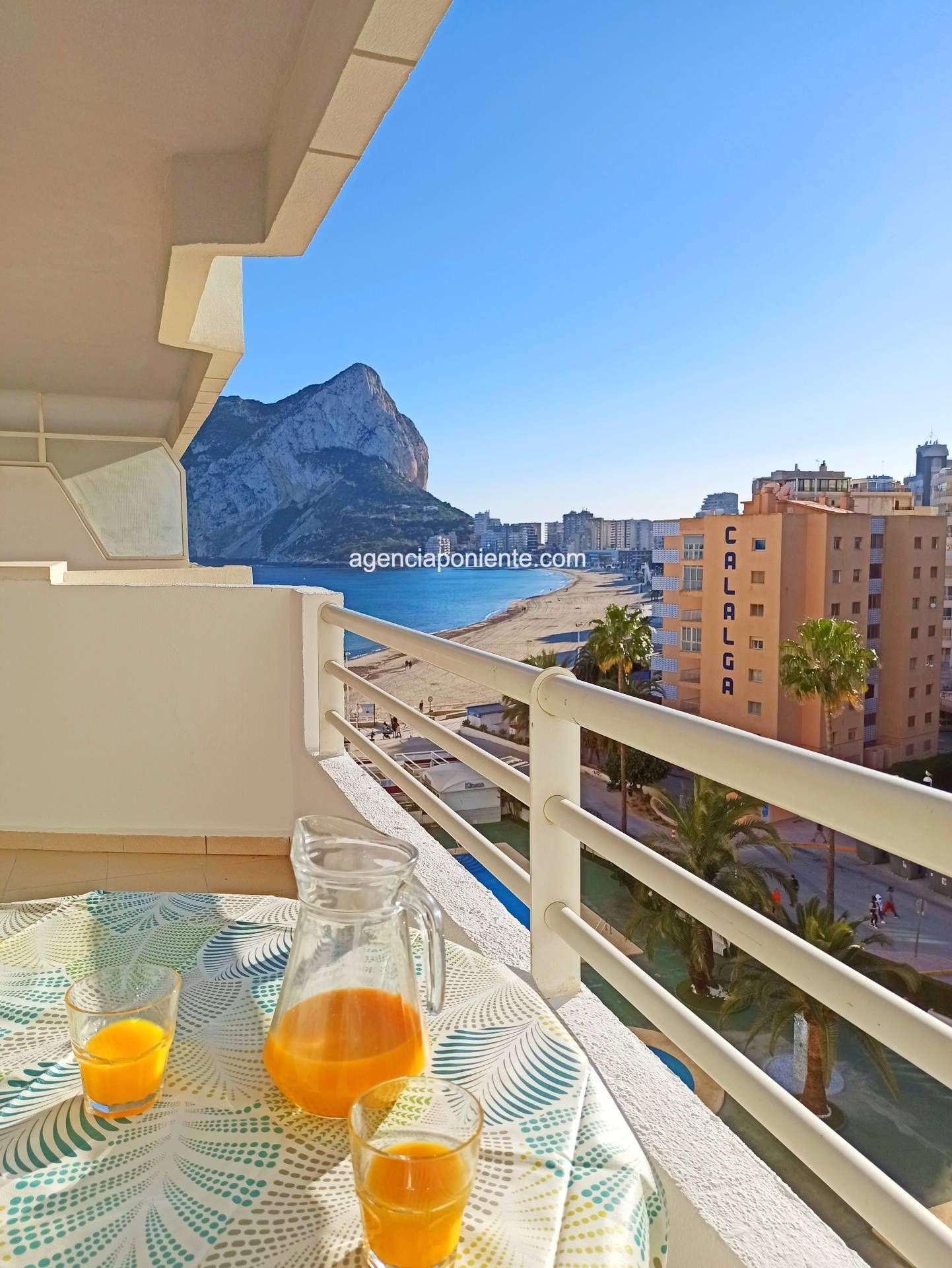 Bedroom of Apartment to rent in Calpe / Calp  with Air Conditioner, Heating and Terrace