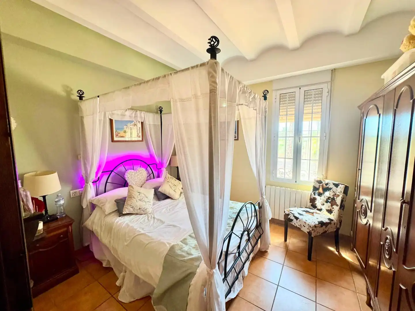 Dormitori de Casa o xalet en venda en Elche / Elx amb Aire condicionat, Jardí privat i Terrassa