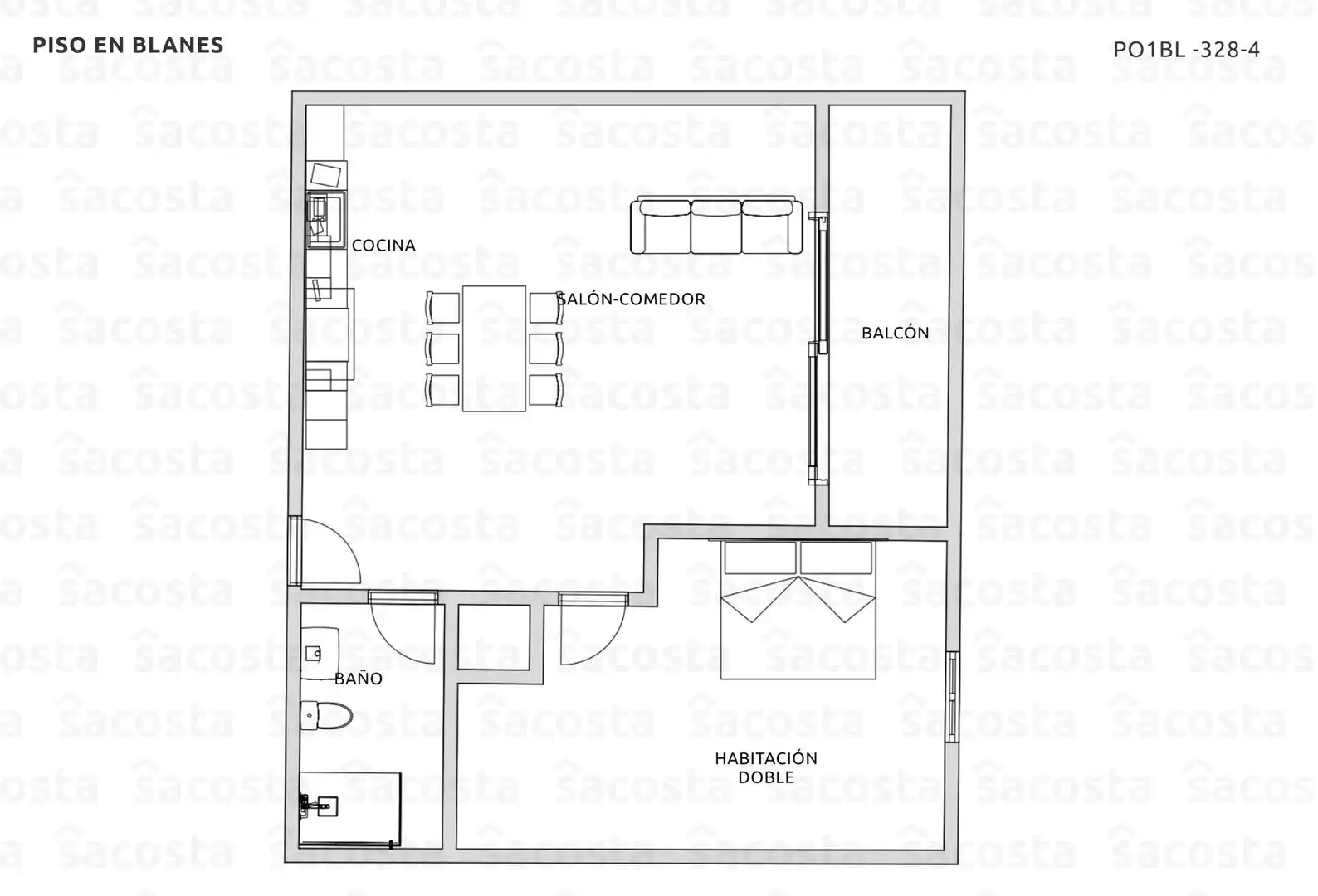 Flat for sale in Blanes  with Terrace and Community pool
