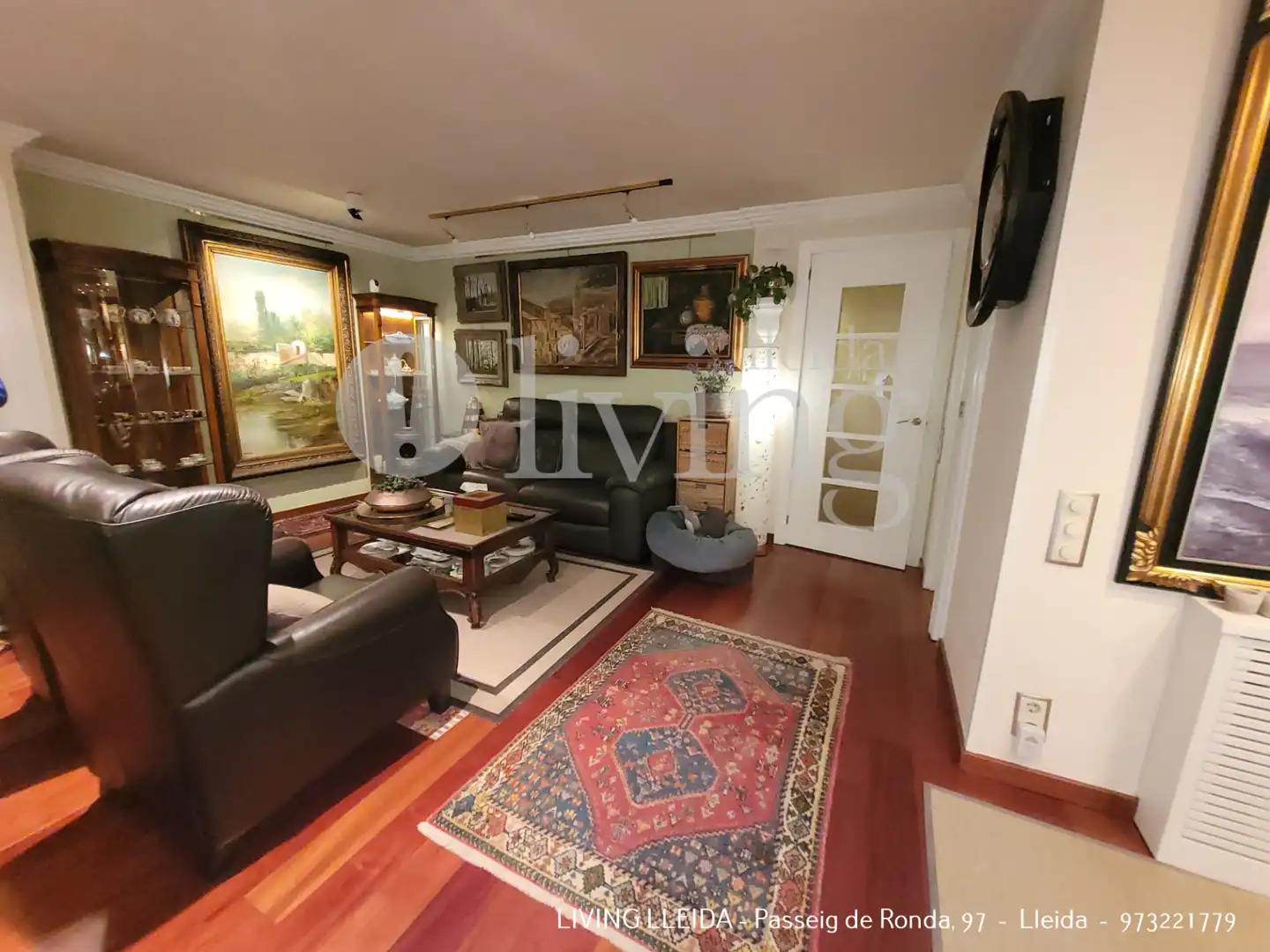 Sala de estar de Piso en venta en Lleida con Aire acondicionado, Calefacción y Parquet