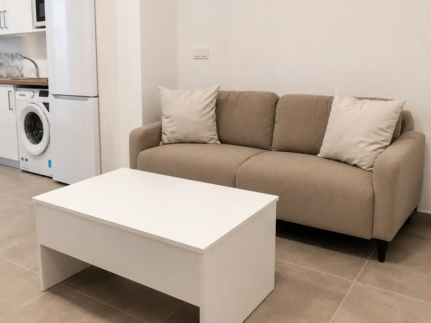 Sala de estar de Loft de alquiler en Cruz de Humilladero
